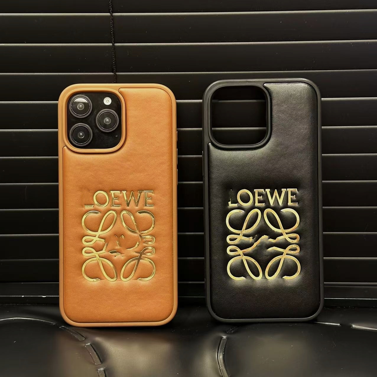 轻奢大牌高级皮质适用苹果17promax手机壳iPhone16网红15潮高端14