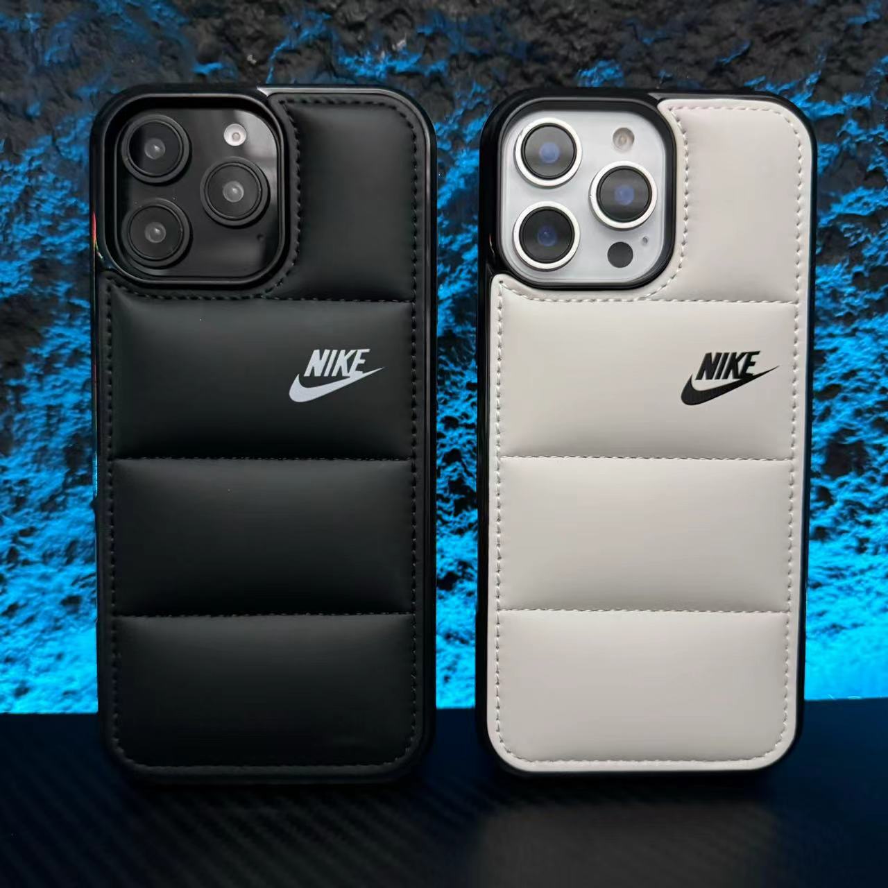 秋冬NK羽绒服苹果16手机壳适用iPhone15promax/14/13情侣12潮牌17