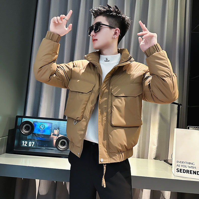 棉服外套男秋冬款2023新款爆款加厚男装痞帅棉袄男款冬季男士棉衣