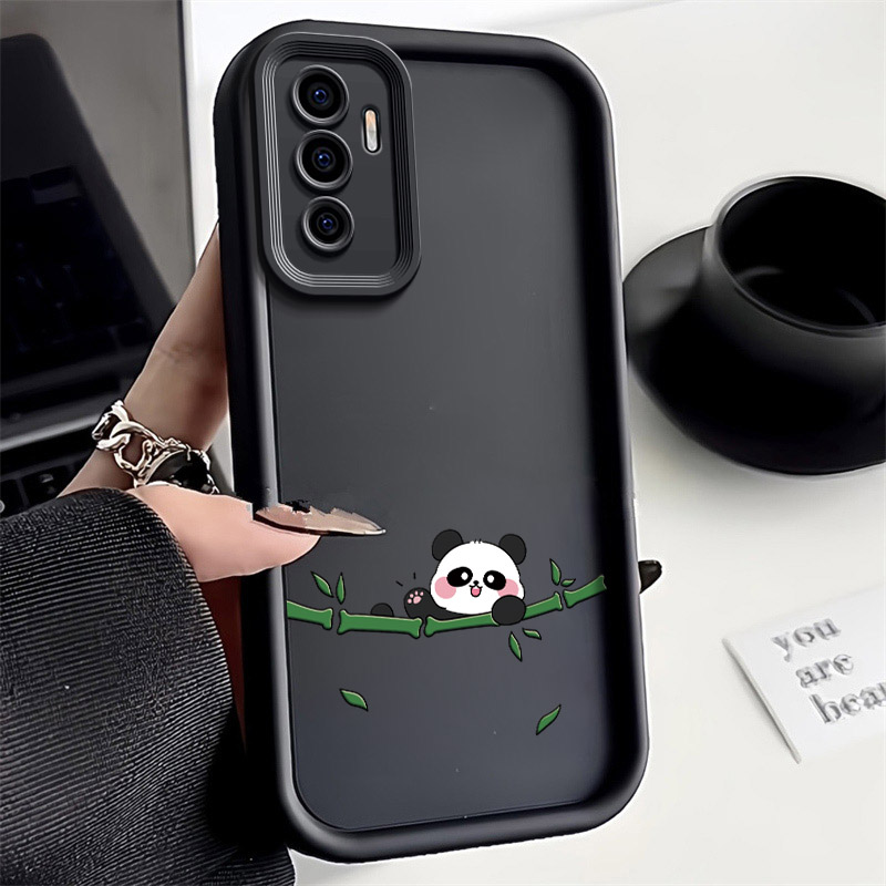 熊猫与竹子vivos10e手机壳V2130A简约耐脏高级全包保护套可爱防摔