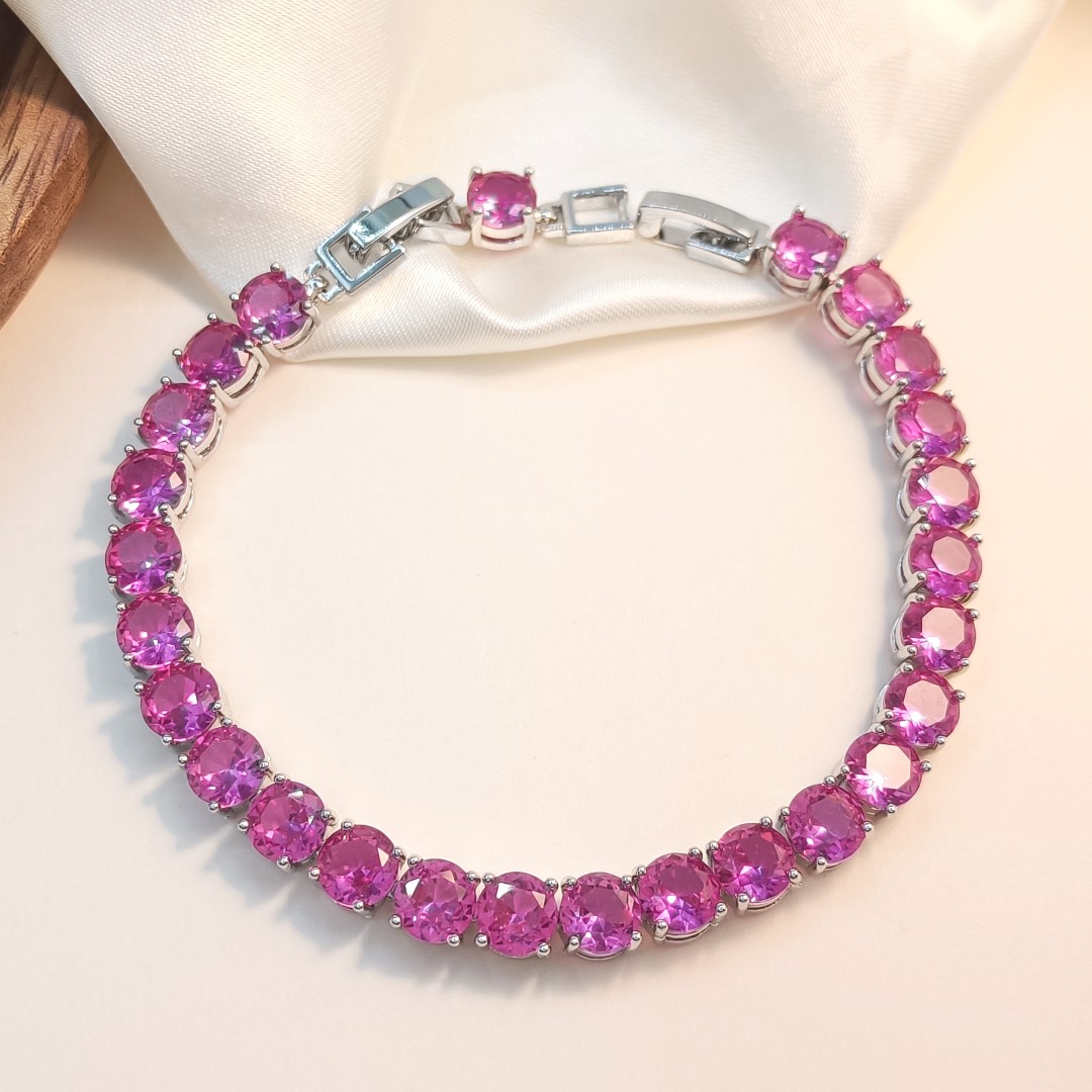 铜合金合成锆石手链 KDMX-52405 手链百搭欧美时尚经典