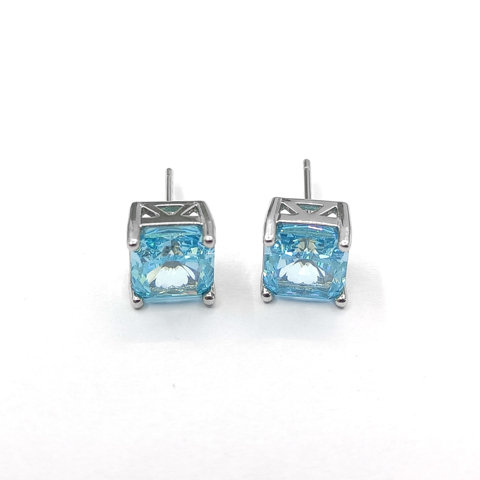 铜合金合成锆石耳饰 XS-51207 耳饰时尚百搭轻奢气质简约