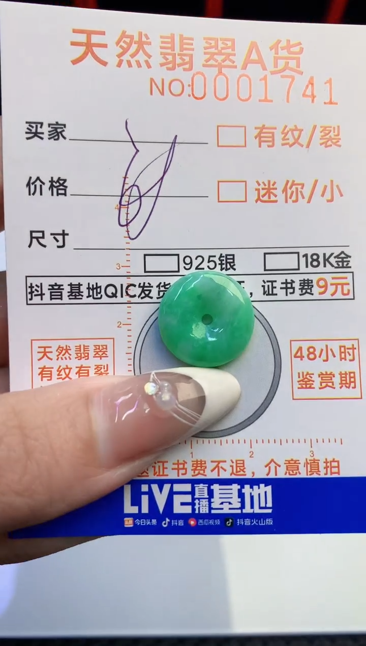 【闪购商品】翡翠颈饰未镶嵌1
