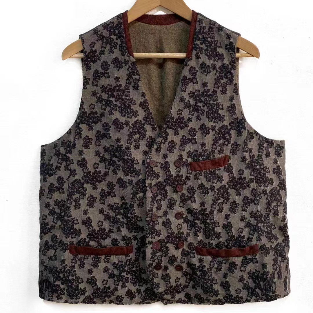 妝點家 左岸迷香 马甲 羊 毛 棉 天 丝  Z22FW 6004