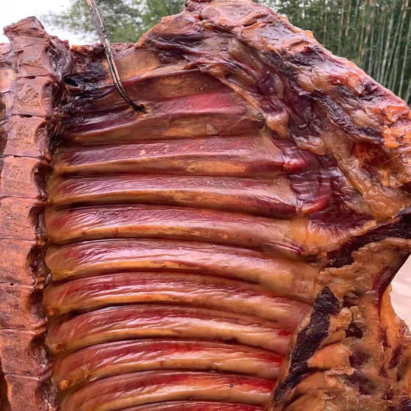 【腊排骨】恩施农村柴火烟熏腊排骨 前排 不沾水可退