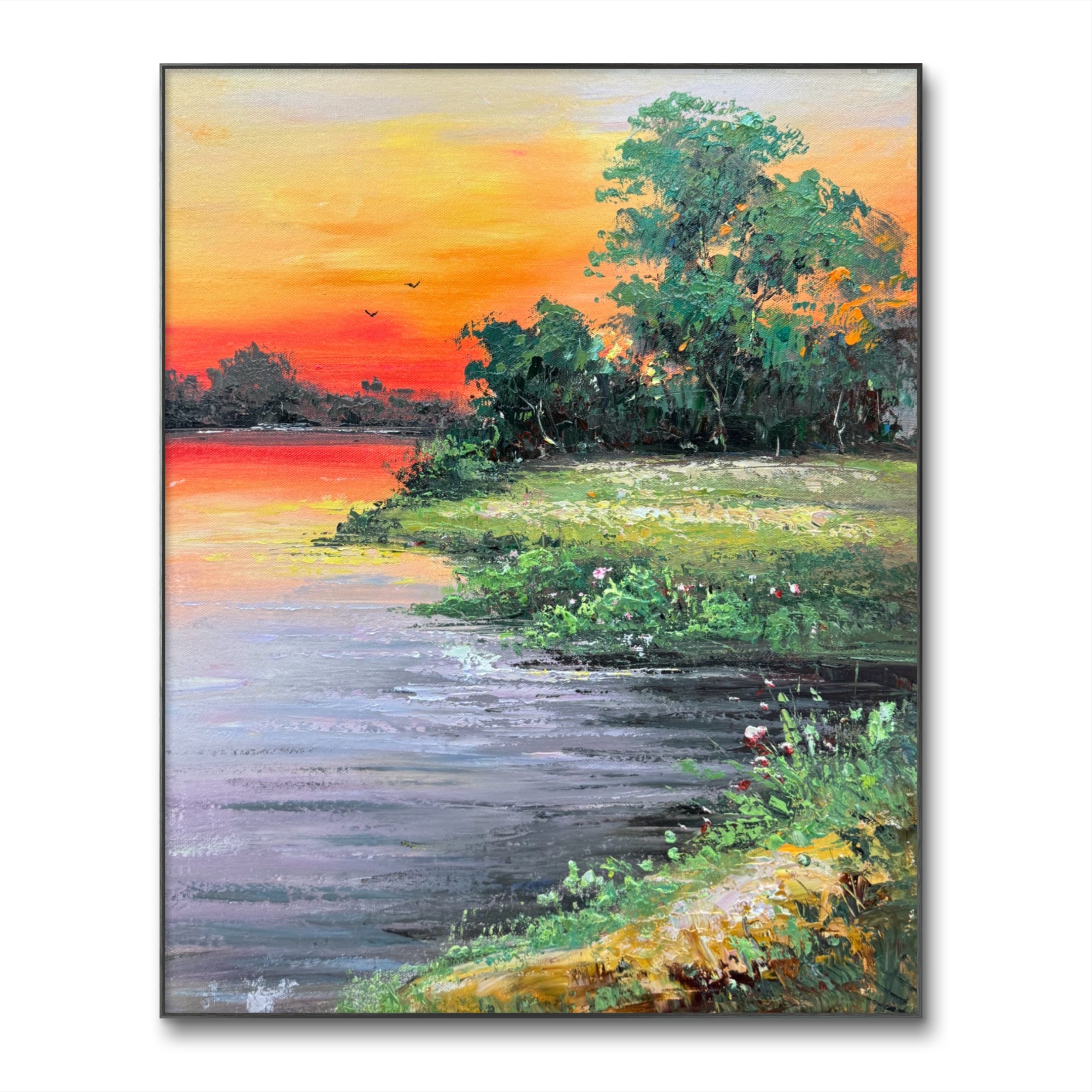 原创印象风景50cm*60cm油画布手绘油画