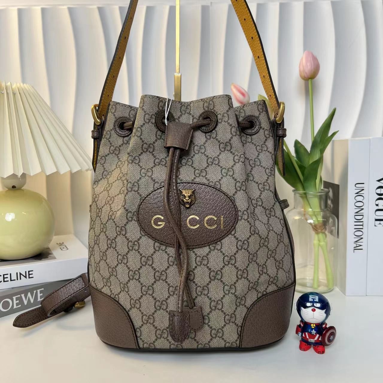 95新 GUCCI/古驰 多多奢品/古驰单肩斜跨包/95新