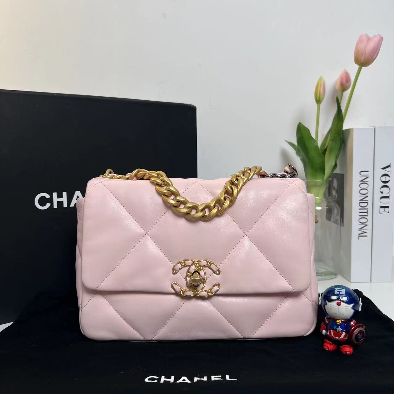 99新 Chanel/香奈儿 多多奢品/香奈儿芯片款19bag/99新闲置成色