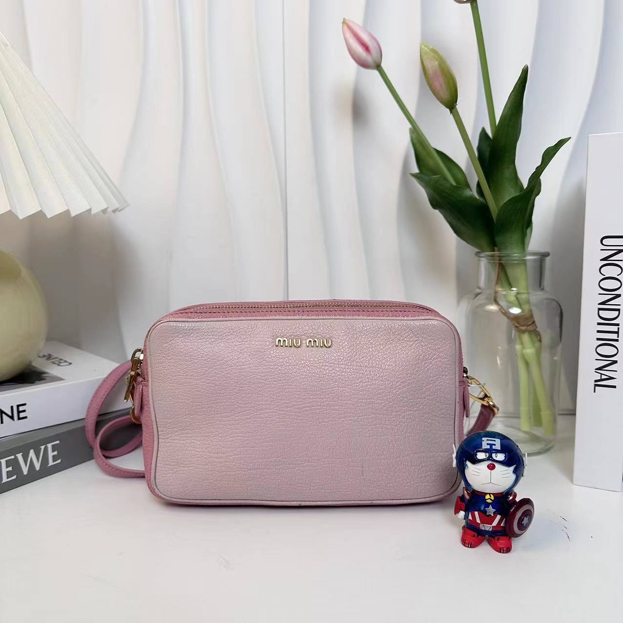 95新 MIU MIU/缪缪 多多奢品/缪缪单肩斜跨包/95新