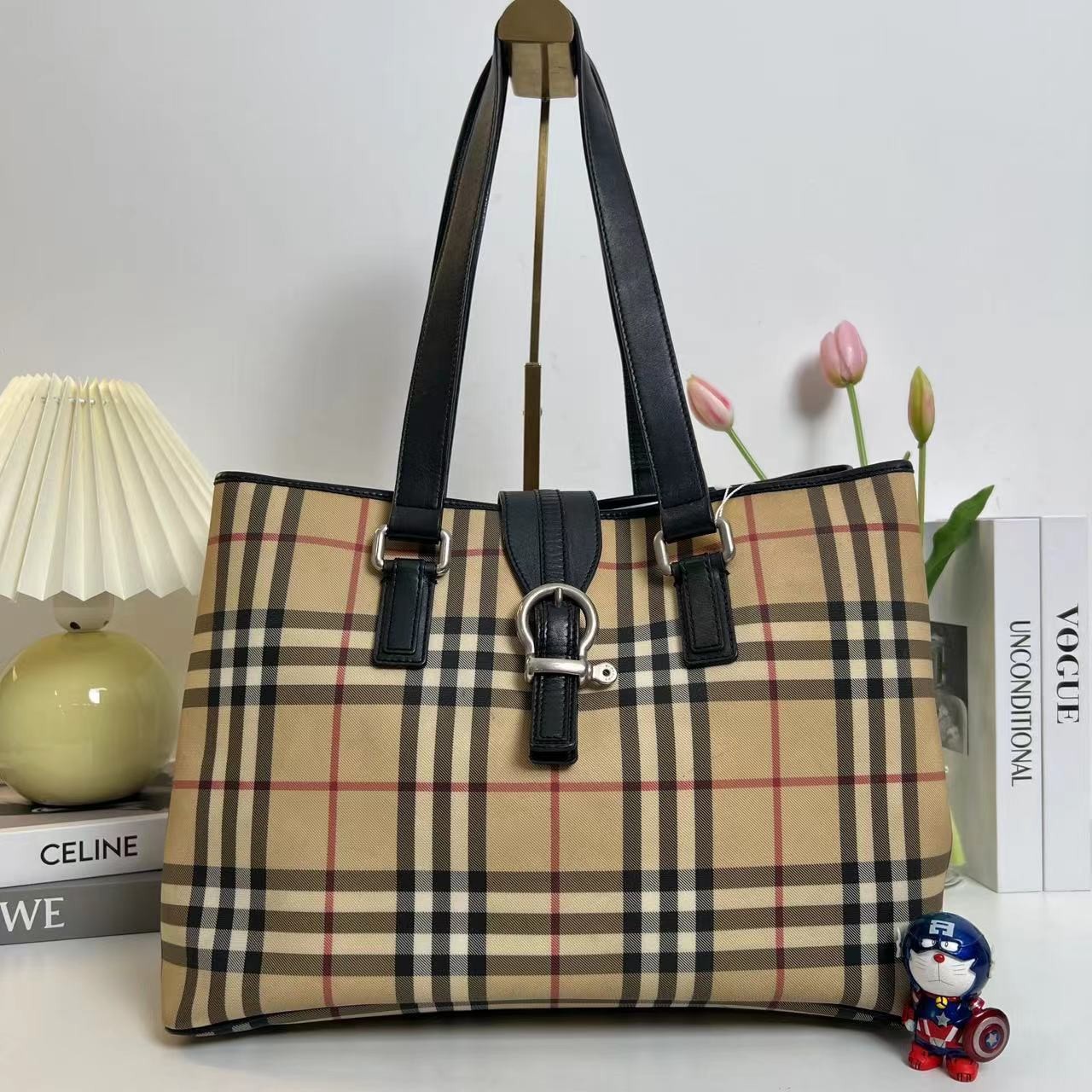 95新 BURBERRY/博柏利 多多奢品/巴宝莉单肩包/95新