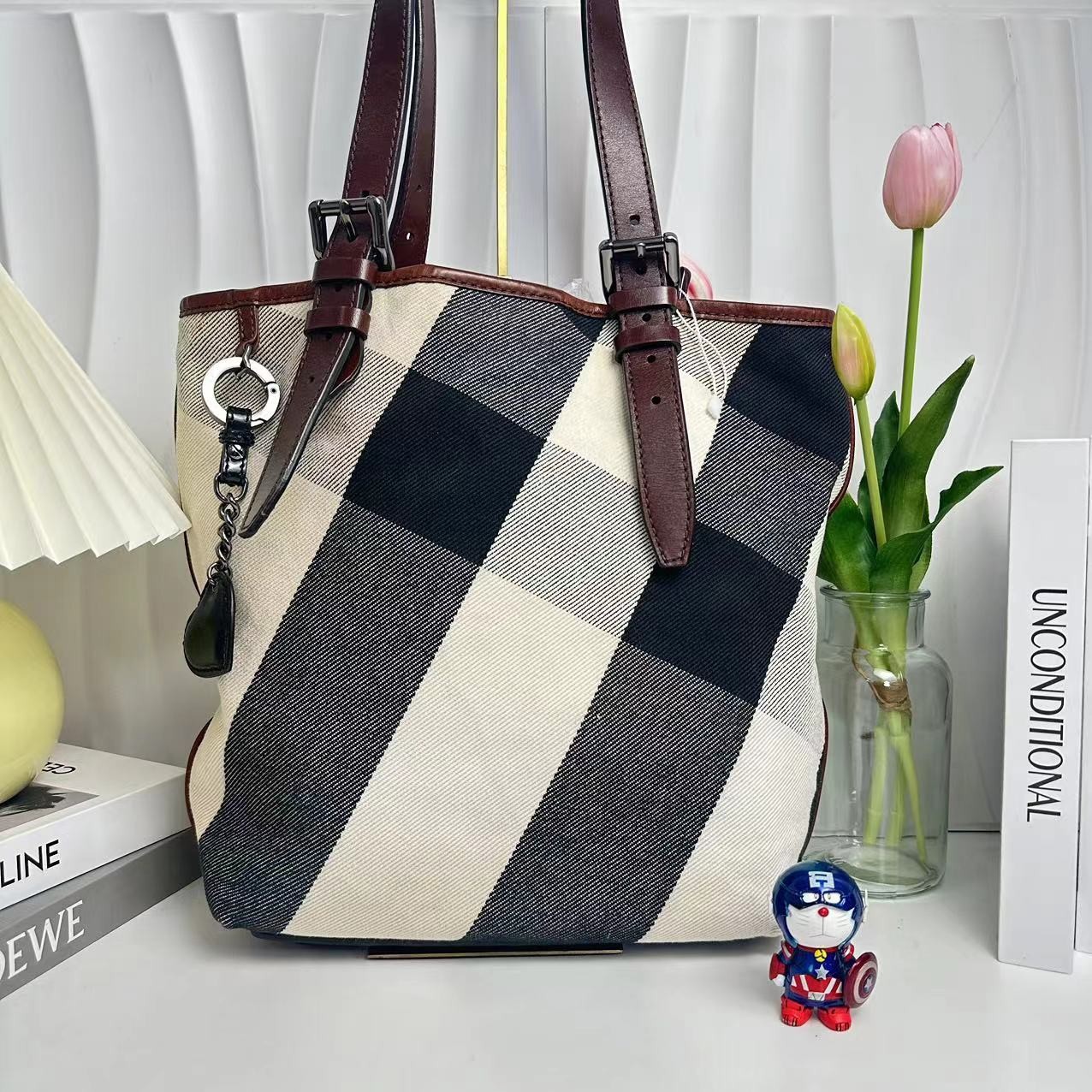 95新 BURBERRY/博柏利 多多奢品/巴宝莉单肩包/95新