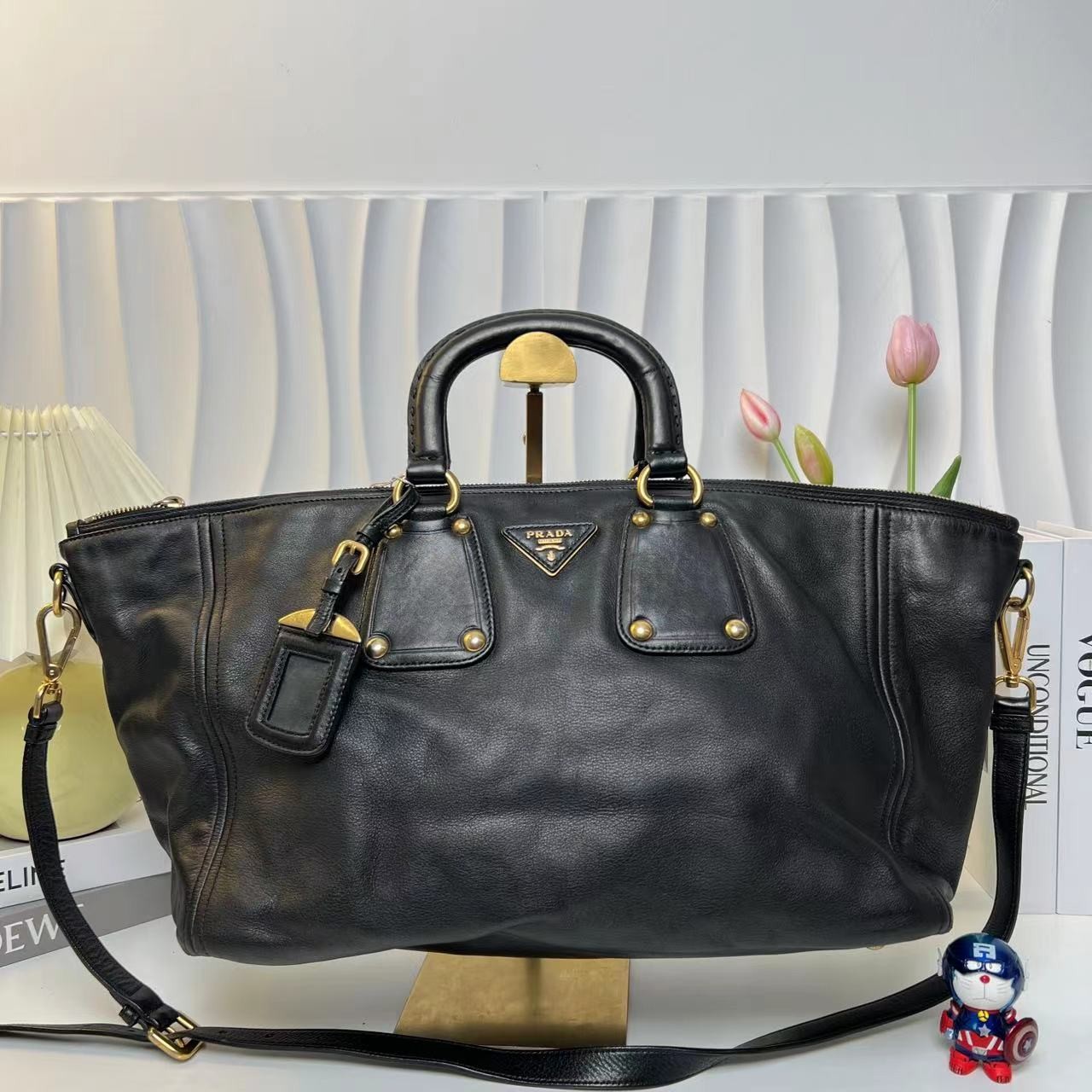95新 Prada/普拉达 多多奢品/普拉达单肩手提包/96新