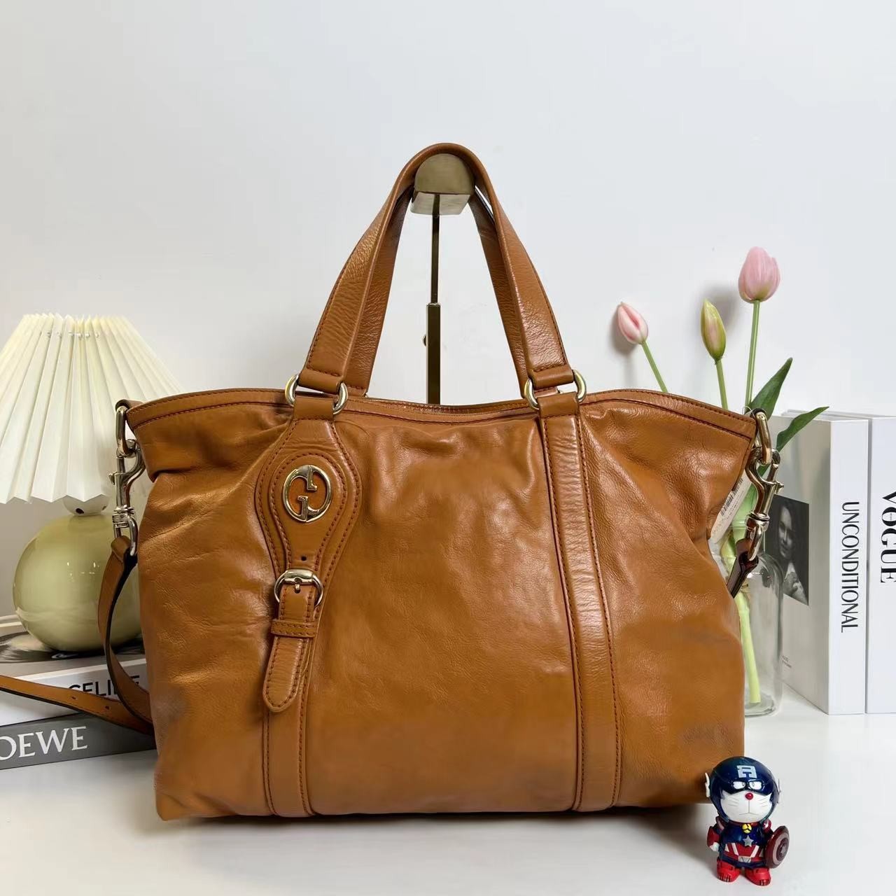 95新 GUCCI/古驰 多多奢品/古驰托特包/96新