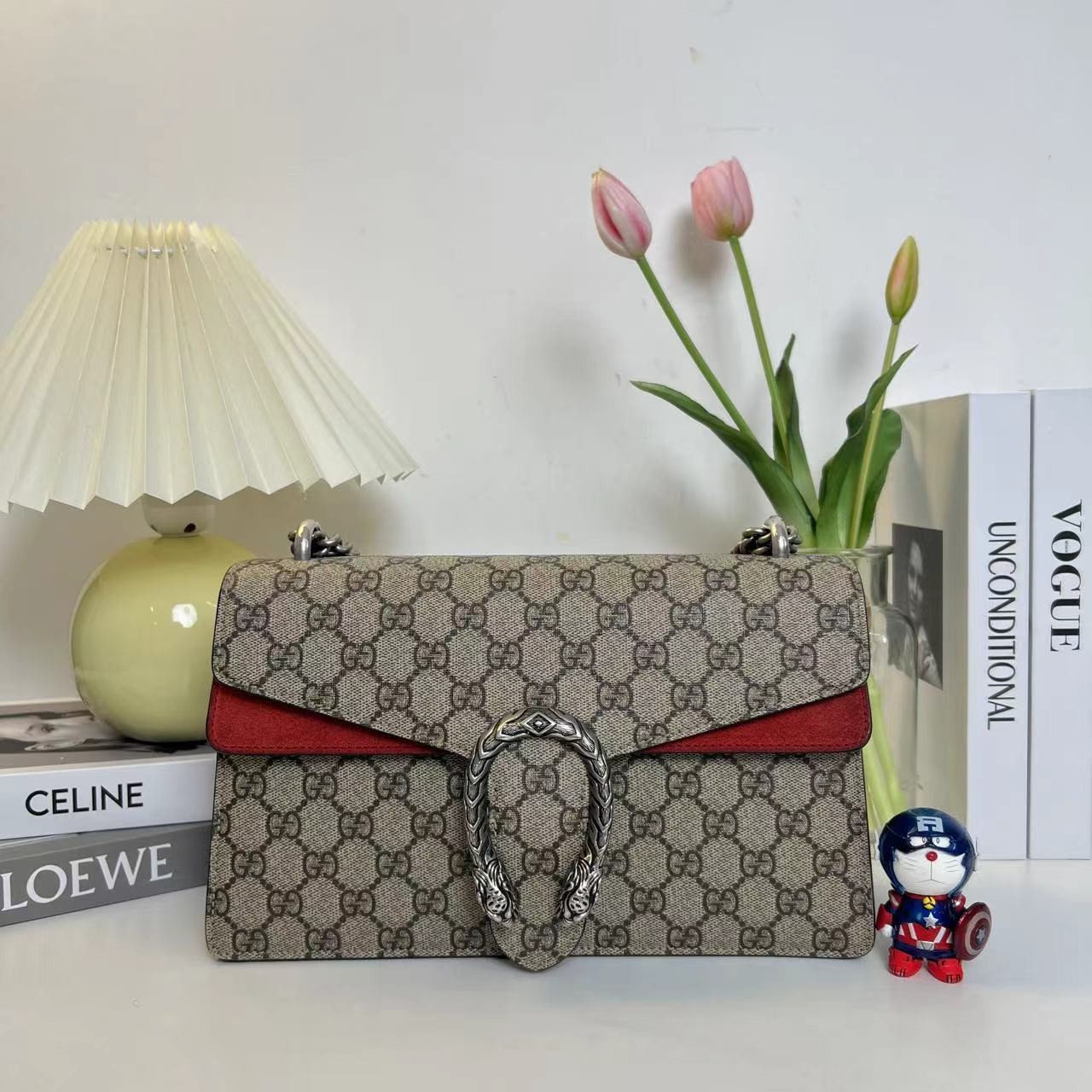 95新 GUCCI/古驰 多多奢品/古驰酒神单肩斜跨包/95新