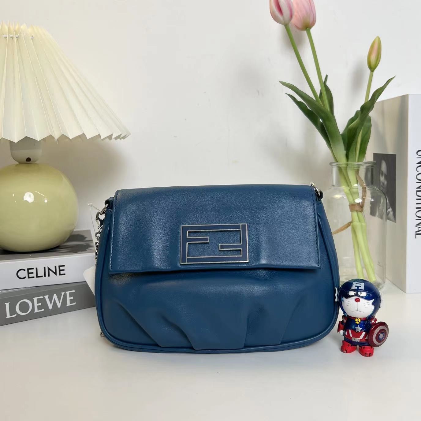 95新 FENDI/芬迪 多多奢品/芬迪斜跨包/95新