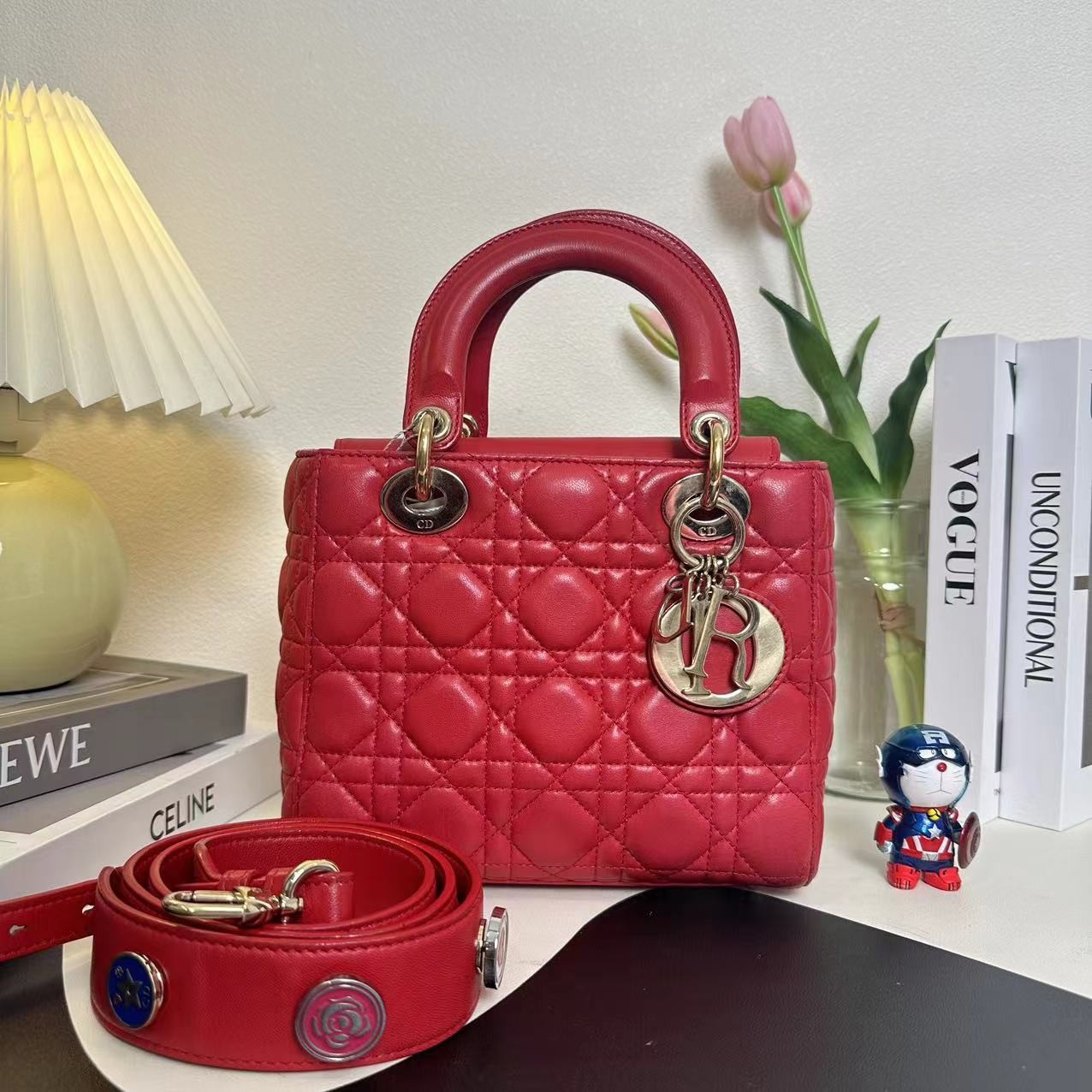 95新 DIOR/迪奥 多多奢品/迪奥戴妃斜挎包/98新