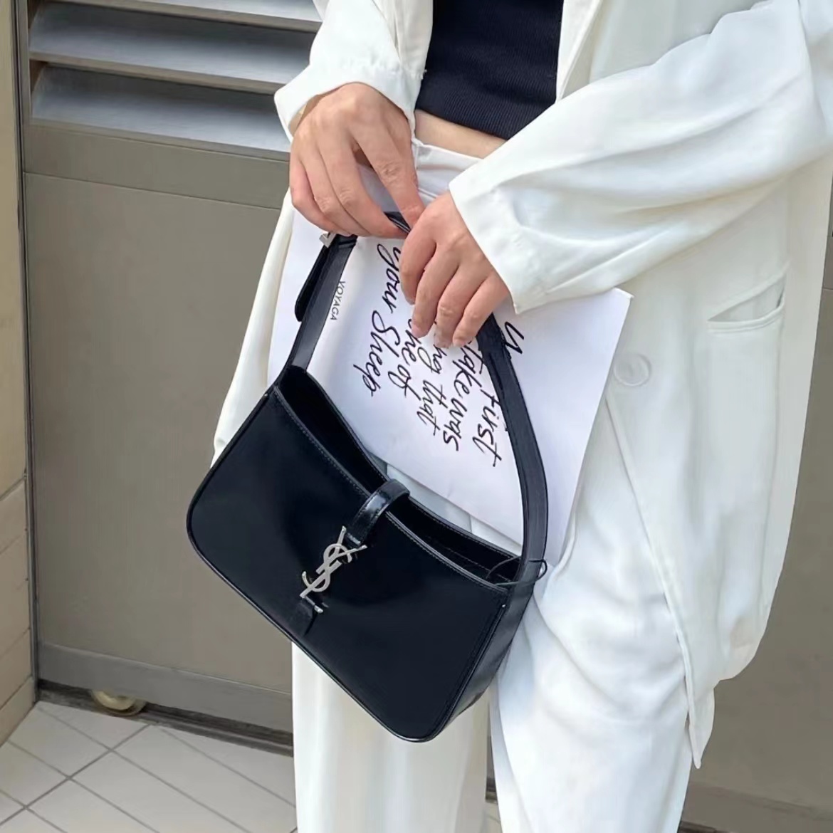 99新 YSL/圣罗兰 多多奢品/圣罗兰24年新款全新腋下单肩包/99新