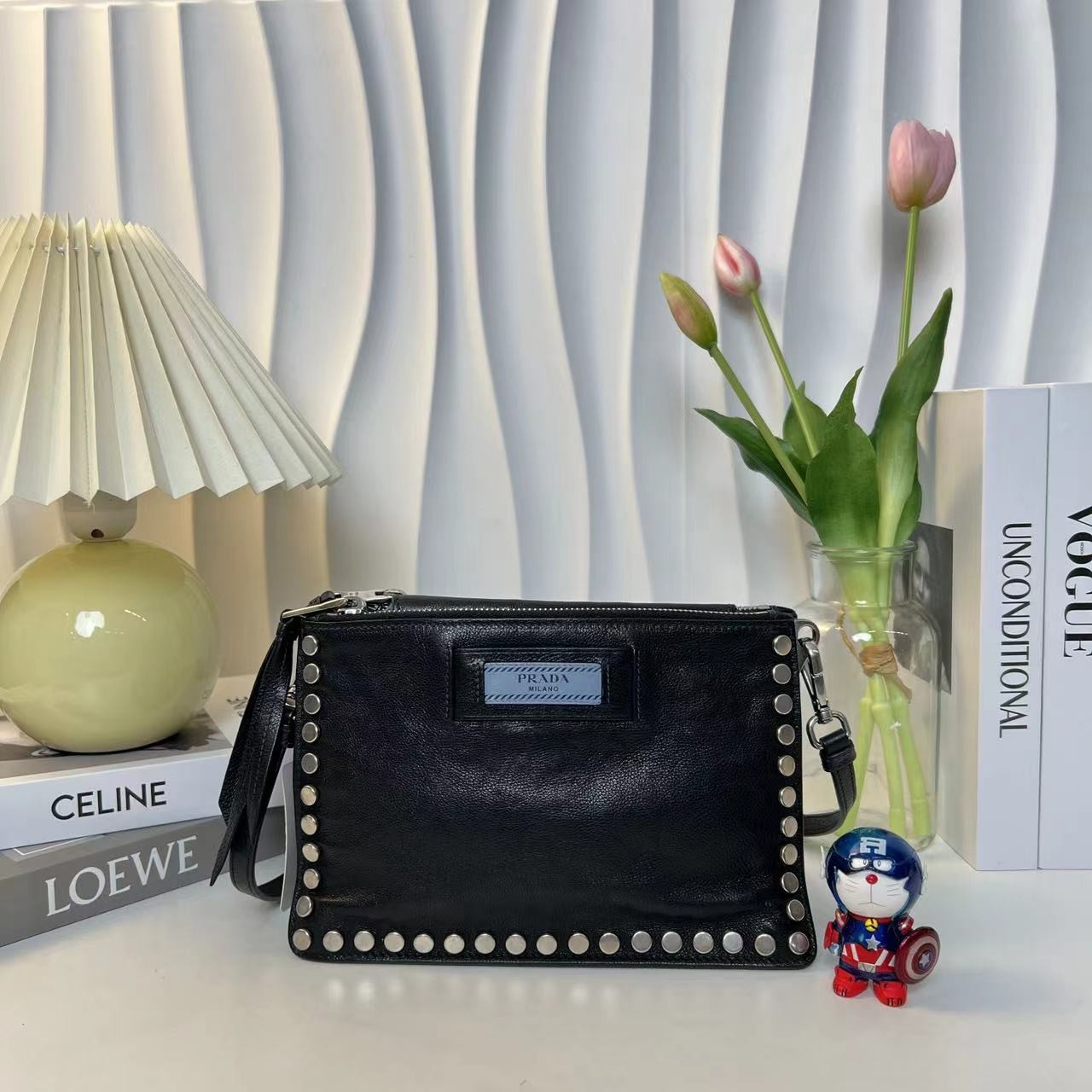 95新 Prada/普拉达 多多奢品/普拉达斜跨单肩包/96新