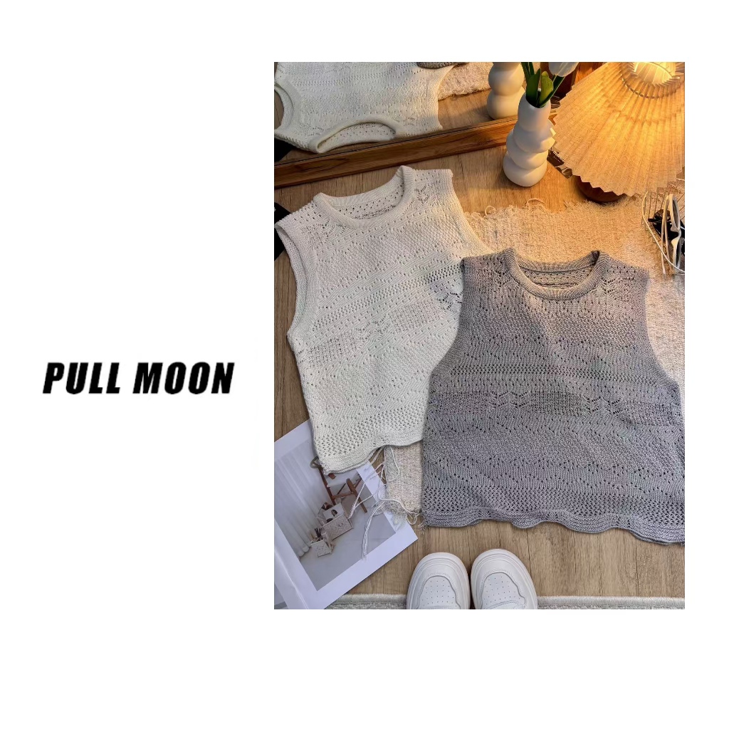 38-910-6 CF韩系设计感质感镂空超好看高级感针织背心BX/1106Z888