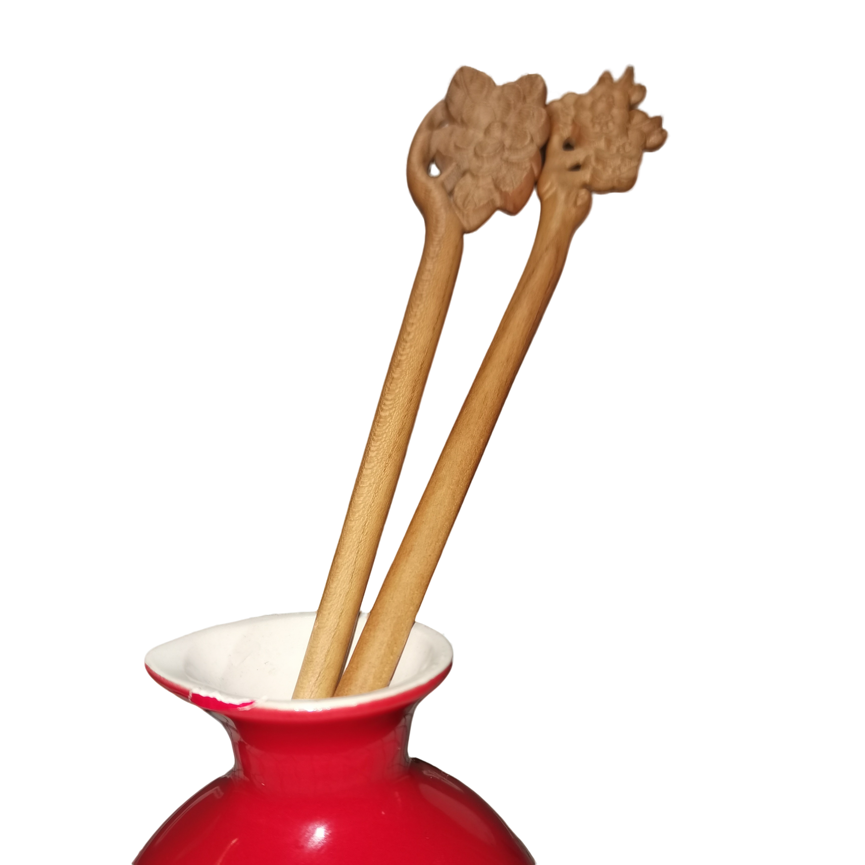 各种材质红木发簪子桃木大叶紫檀木硬杂木不同价格