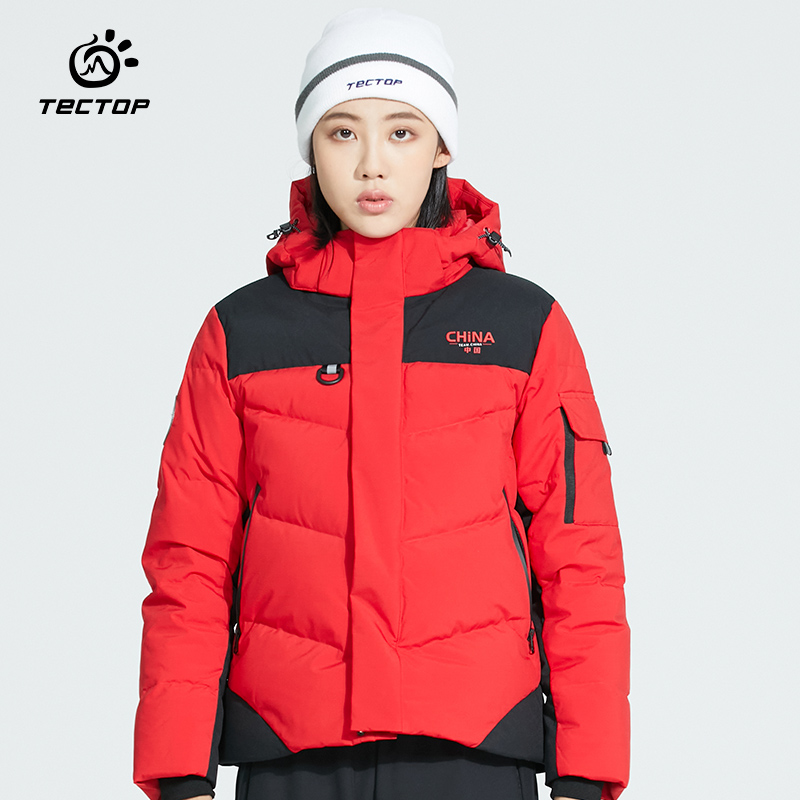 TECTOP探拓女子冬季通勤户外运动休闲舒适保暖短羽绒服1245080YRG