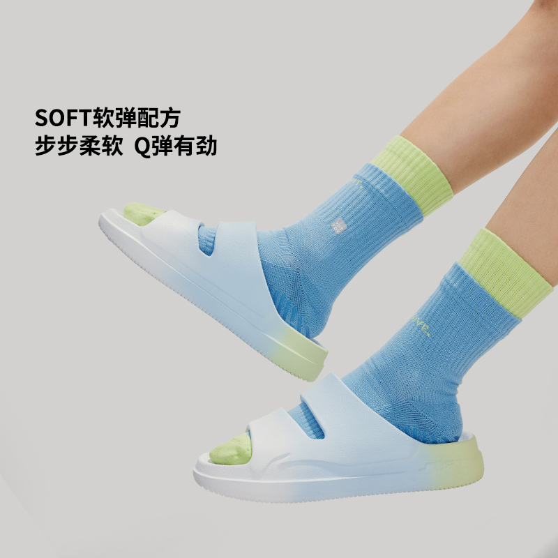 LI-NING/李宁男女同款简约沙滩潮流运动户外休闲拖鞋AGAU005-B品