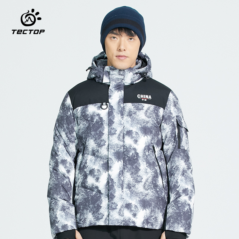 TECTOP探拓男子冬季通勤户外运动休闲舒适保暖短羽绒服1245079YRG