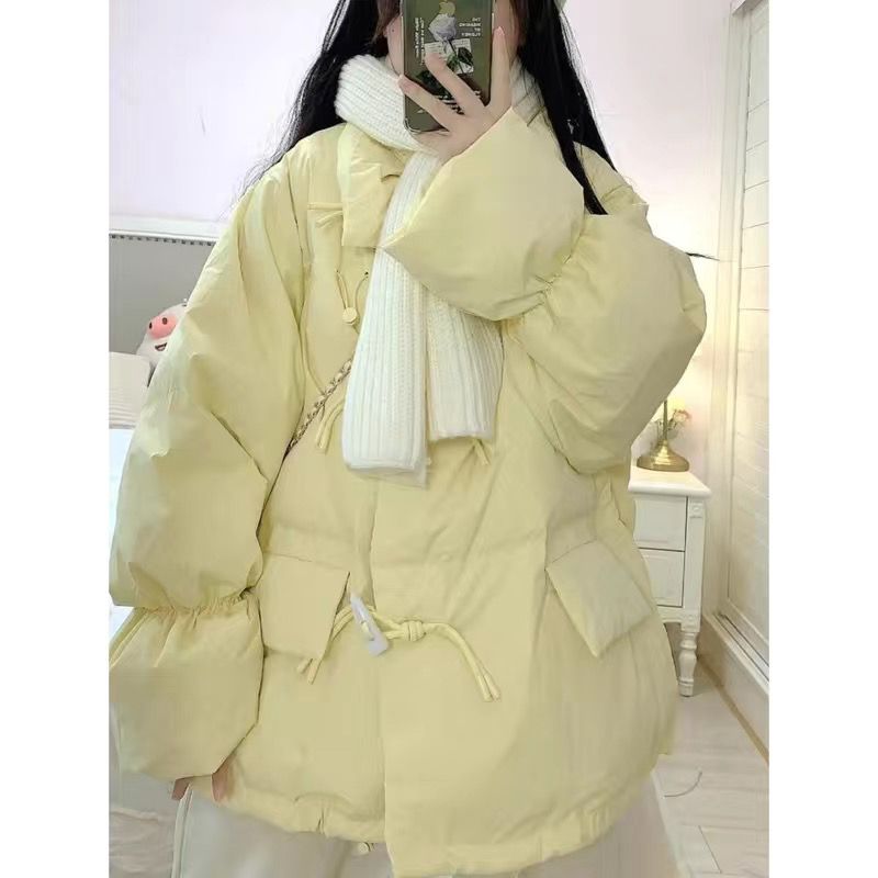 波司断码23新款羽绒服胖MM2-300斤立领牛角扣棉服外套女加肥大码