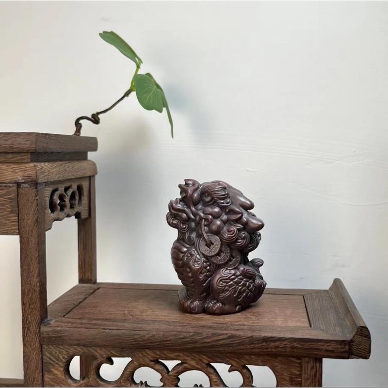  宜兴原矿紫砂茶宠 茶室茶玩 望天吼 c8451