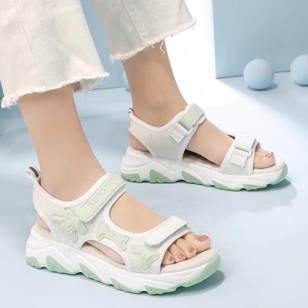 夏季新款1313厚底时尚凉鞋女鞋23X