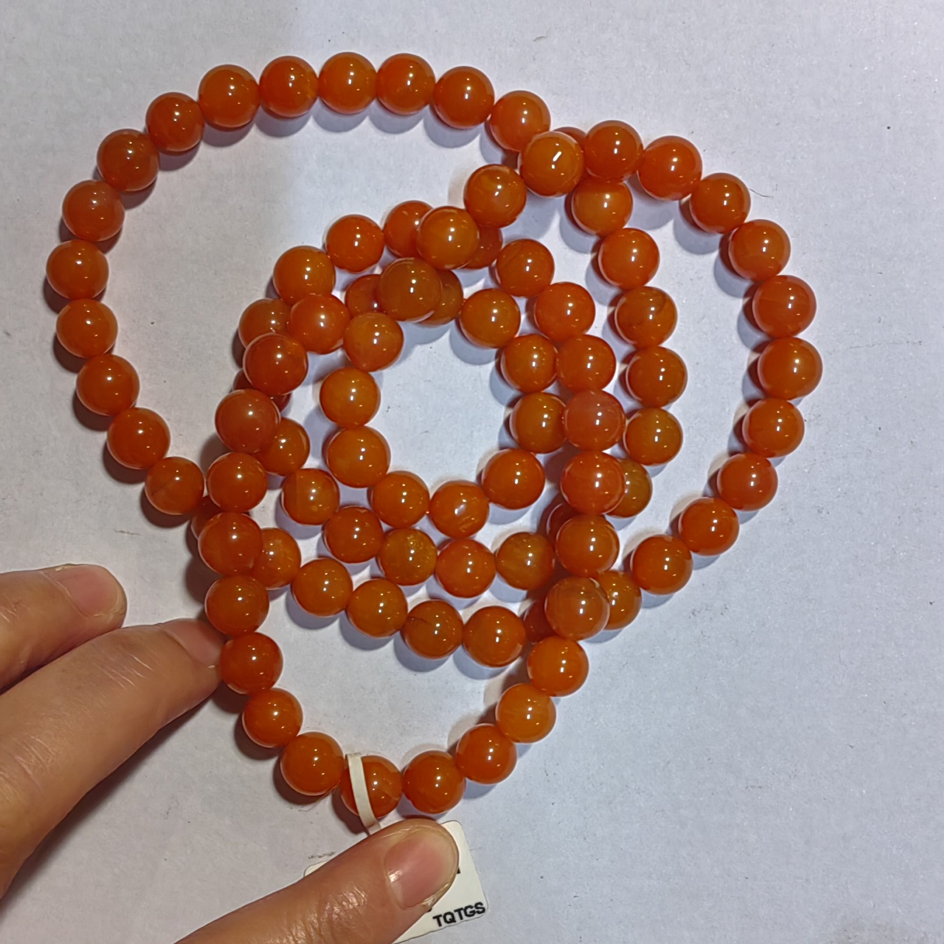 非金属木质项链 精品弹力饰品项链珠串首饰红色手串