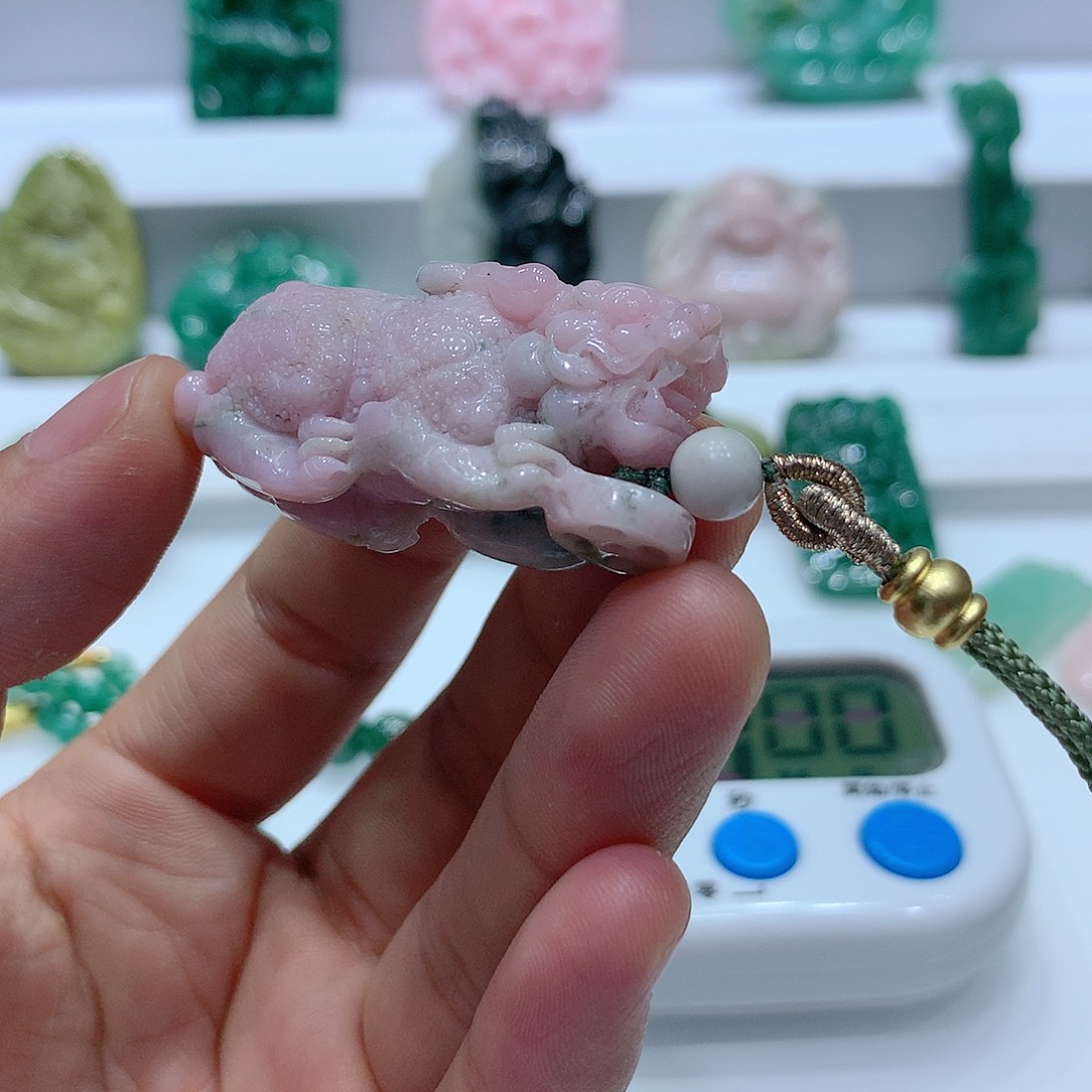 独山玉挂件未镶嵌别**～