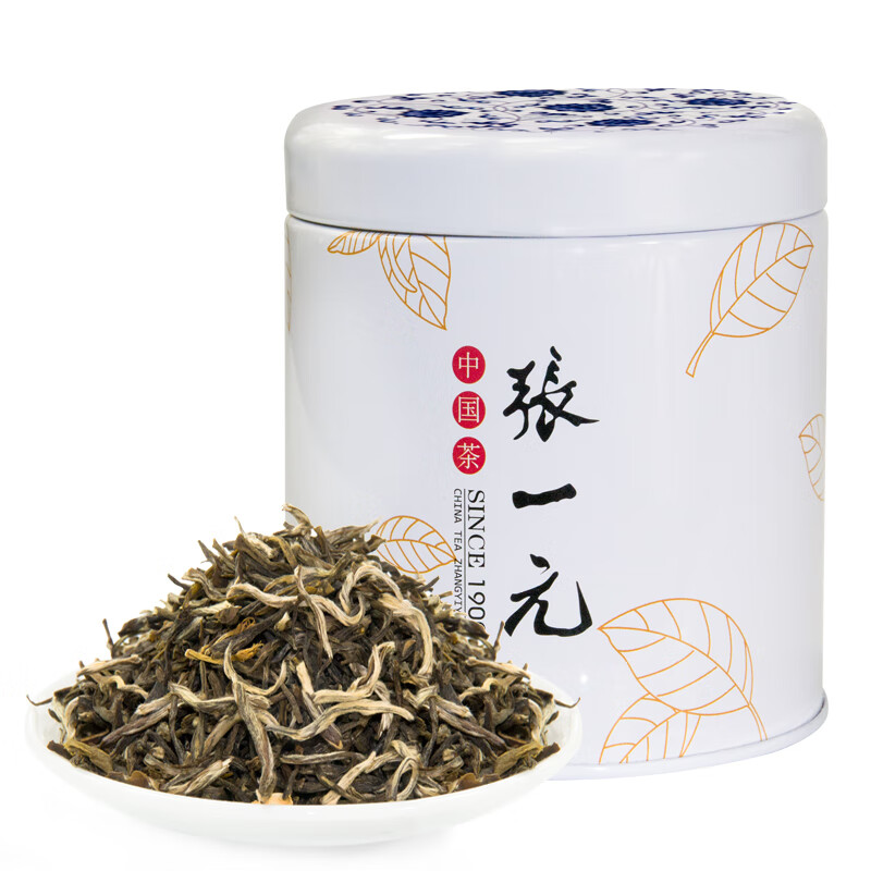 中国茶 茶葉 ジャスミン茶 白雪香 張一元特級50g - 飲料/酒