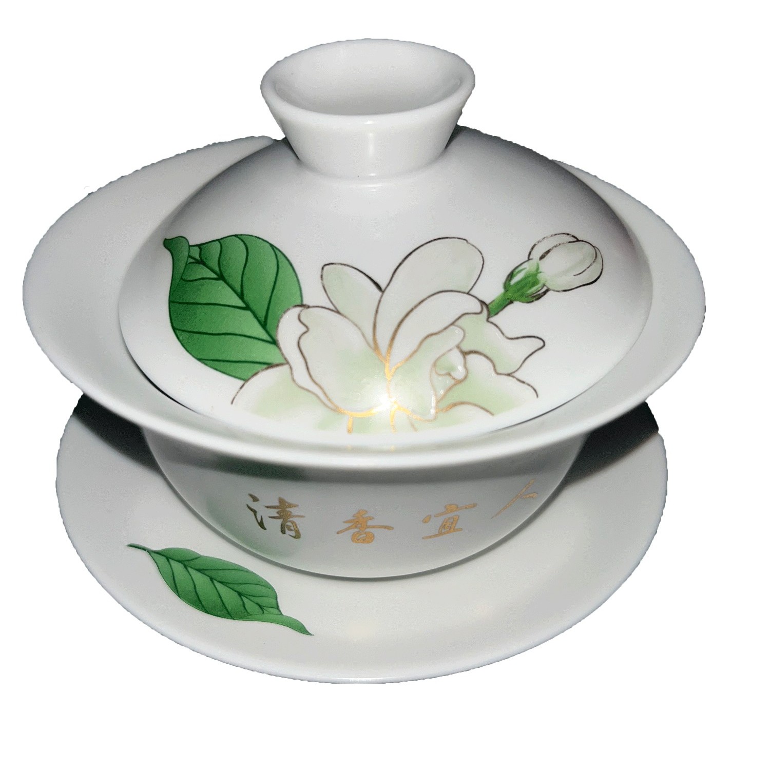 张一元茉莉花盖碗
