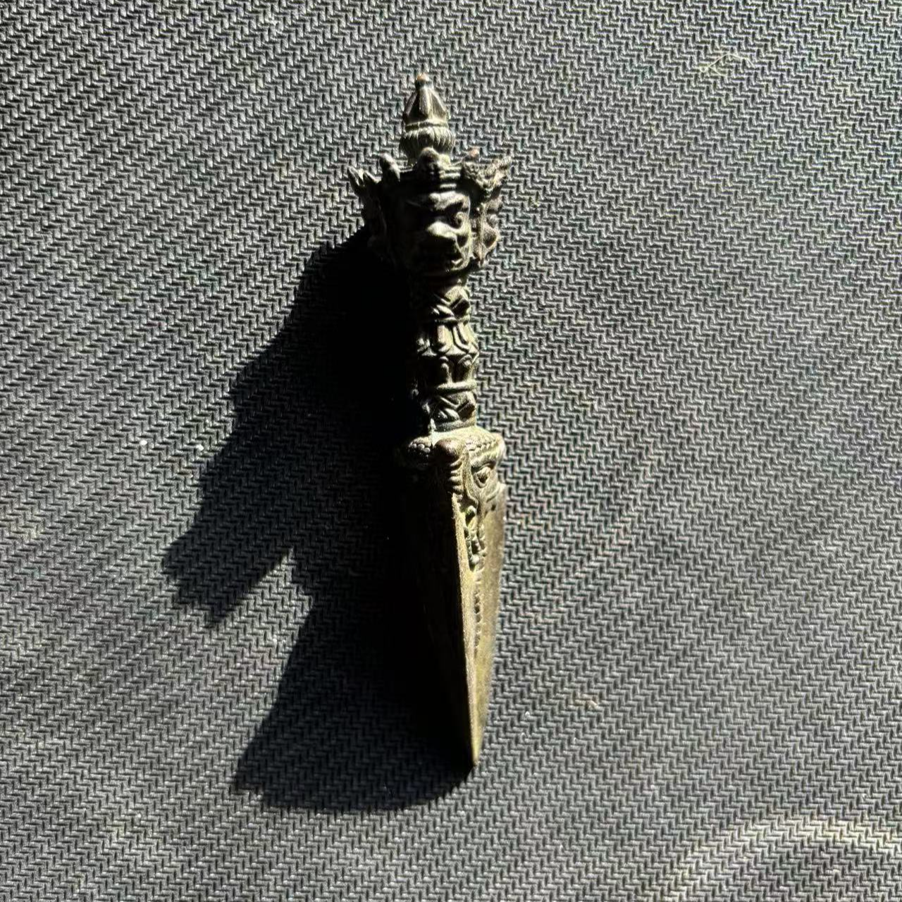 小铜降杵摆件一个{小奇甄选}