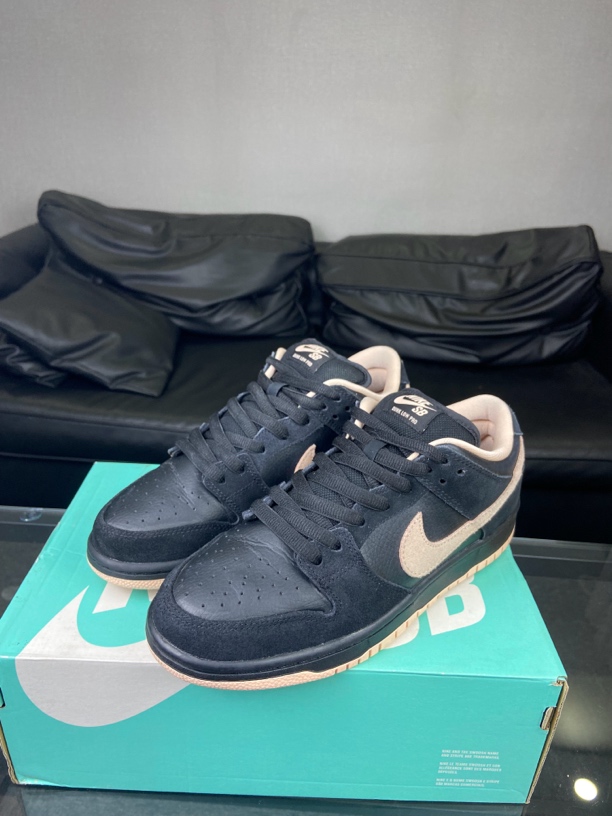 95新 NIKE/耐克 Nike休闲鞋dunk sb黑粉42.5码原盒98新