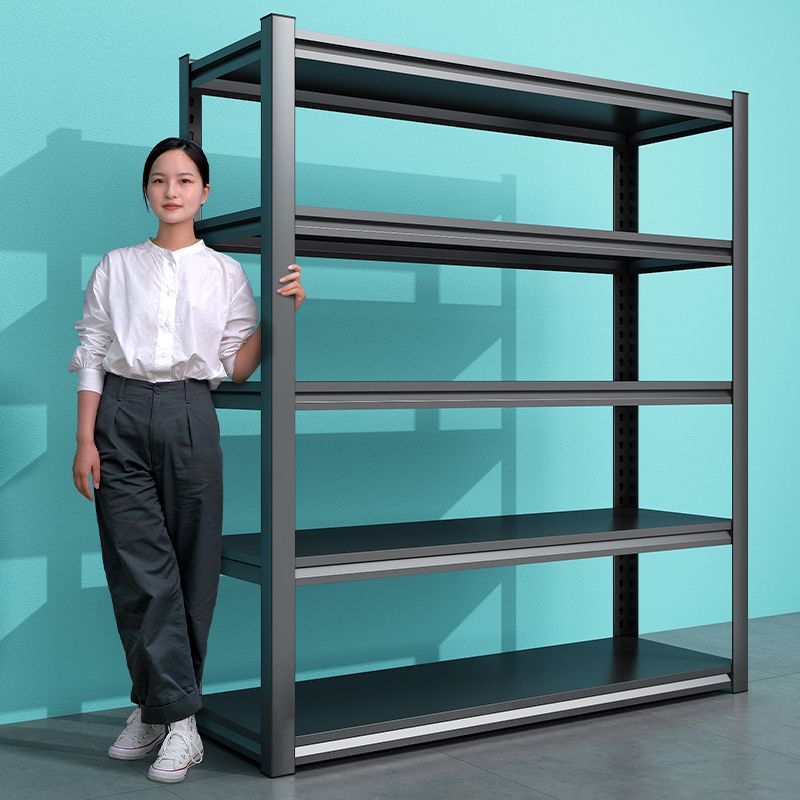 仓储货架置物架多层快递架子落地家用阳台简易储物架储藏室铁架子
