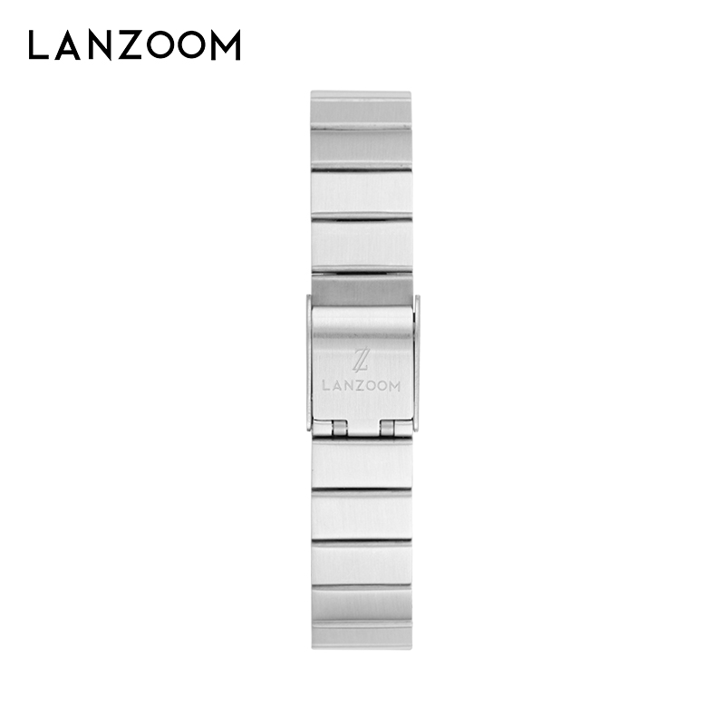 LANZOOM表带HANOVER系列表带尺寸12MM生耳开关钢带皮带配件
