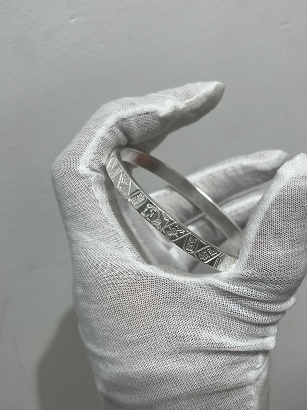 非金属手镯 吉言镯 纯手工制作 内侧可以任意刻字