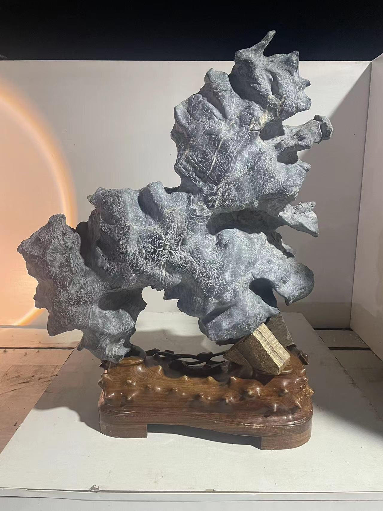 灵璧石摆件图仅供参考