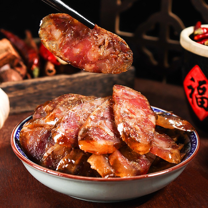 酉阳800腊味柴火烟熏土家腊香肠腊猪脚五花腊肉后腿腊肉腊排骨