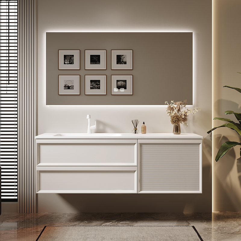 【工厂直发】法式轻奢风浴室柜组合可丽耐一体盆卫生间洗漱台洗脸盆