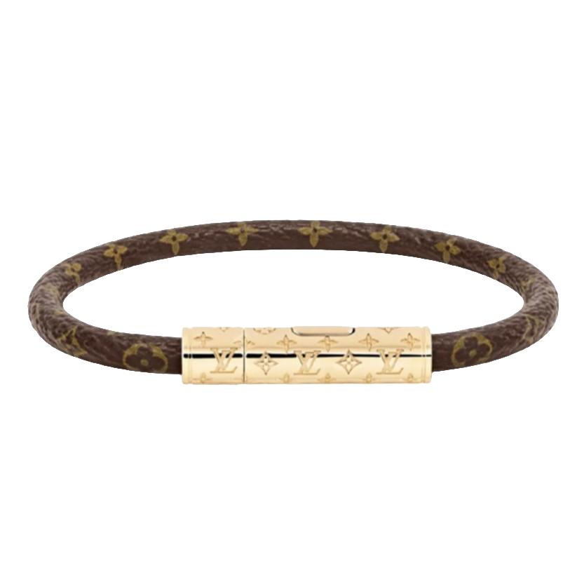 未使用 LouisVuitton/路易威登 经典百搭花纹时尚L V手环手镯19cm