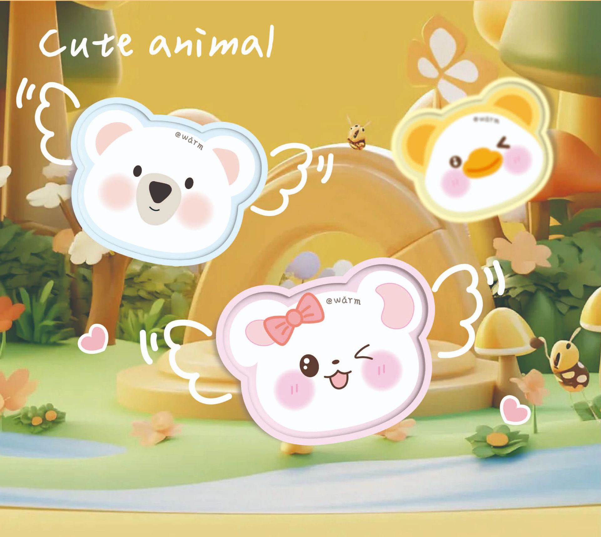 【富婆团多拆两片】卡通暖宝宝贴热敷防寒保暖腰腹部暖宫贴