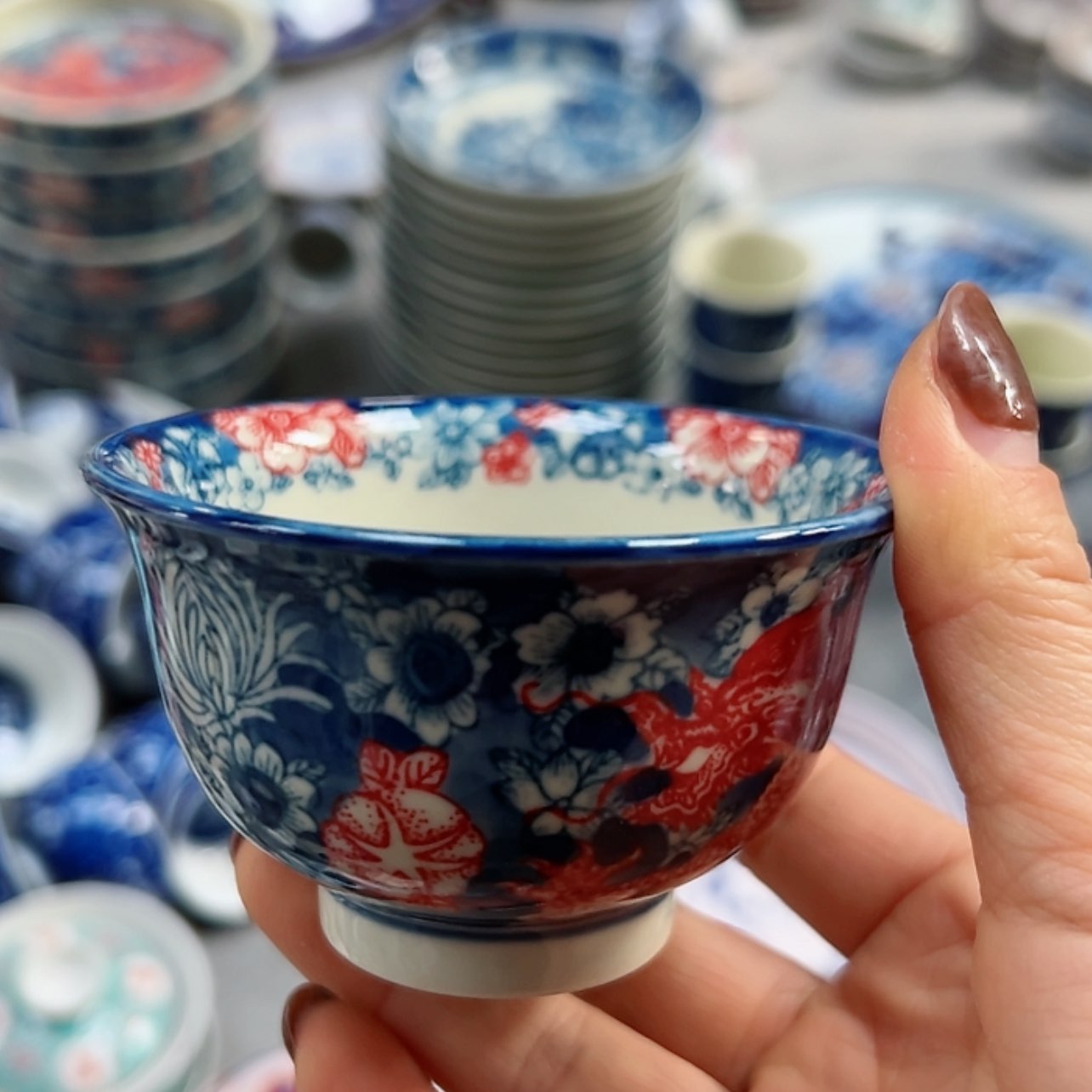 【闪购商品】瓷碗科****?红龙杯