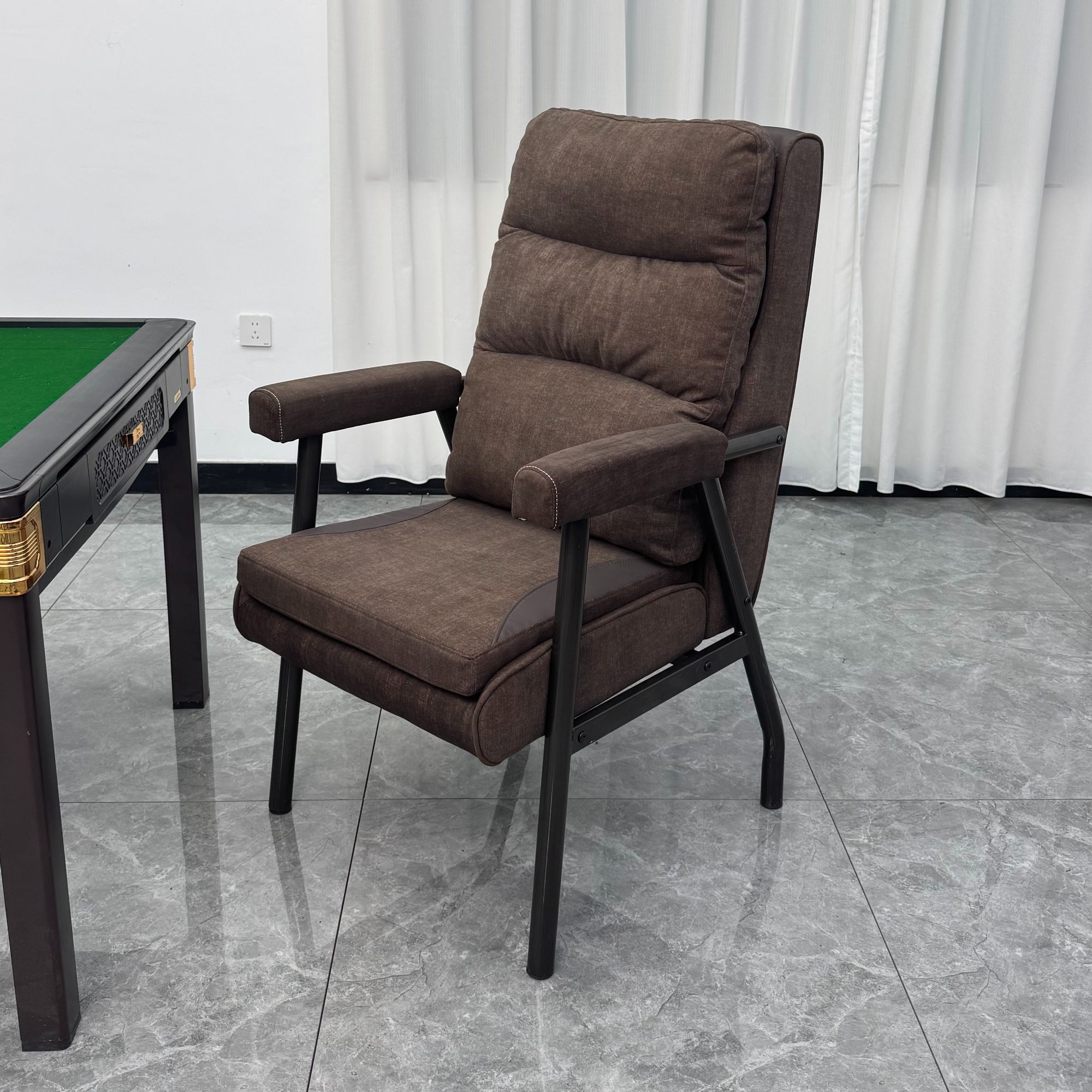 【4把】高端舒适久坐麻将椅棋牌室专用豪华加高加厚麻将机家用椅子