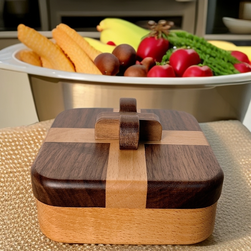 礼盒牙签盒高档家用高级创意木质棉签盒轻奢牙签筒实木牙线收纳盒