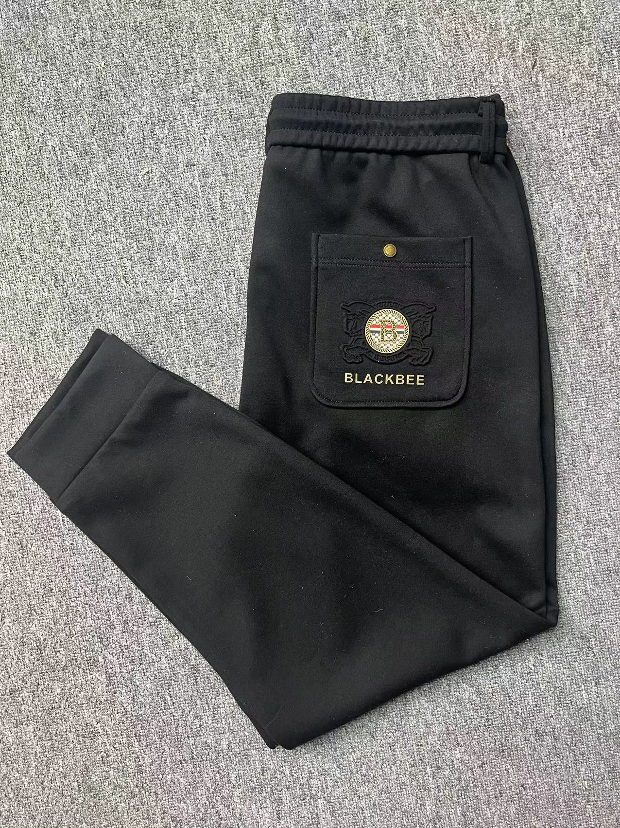 180-380斤秋冬季加绒黄铜欧货高端凹凸B字工艺男士大码男装收口裤