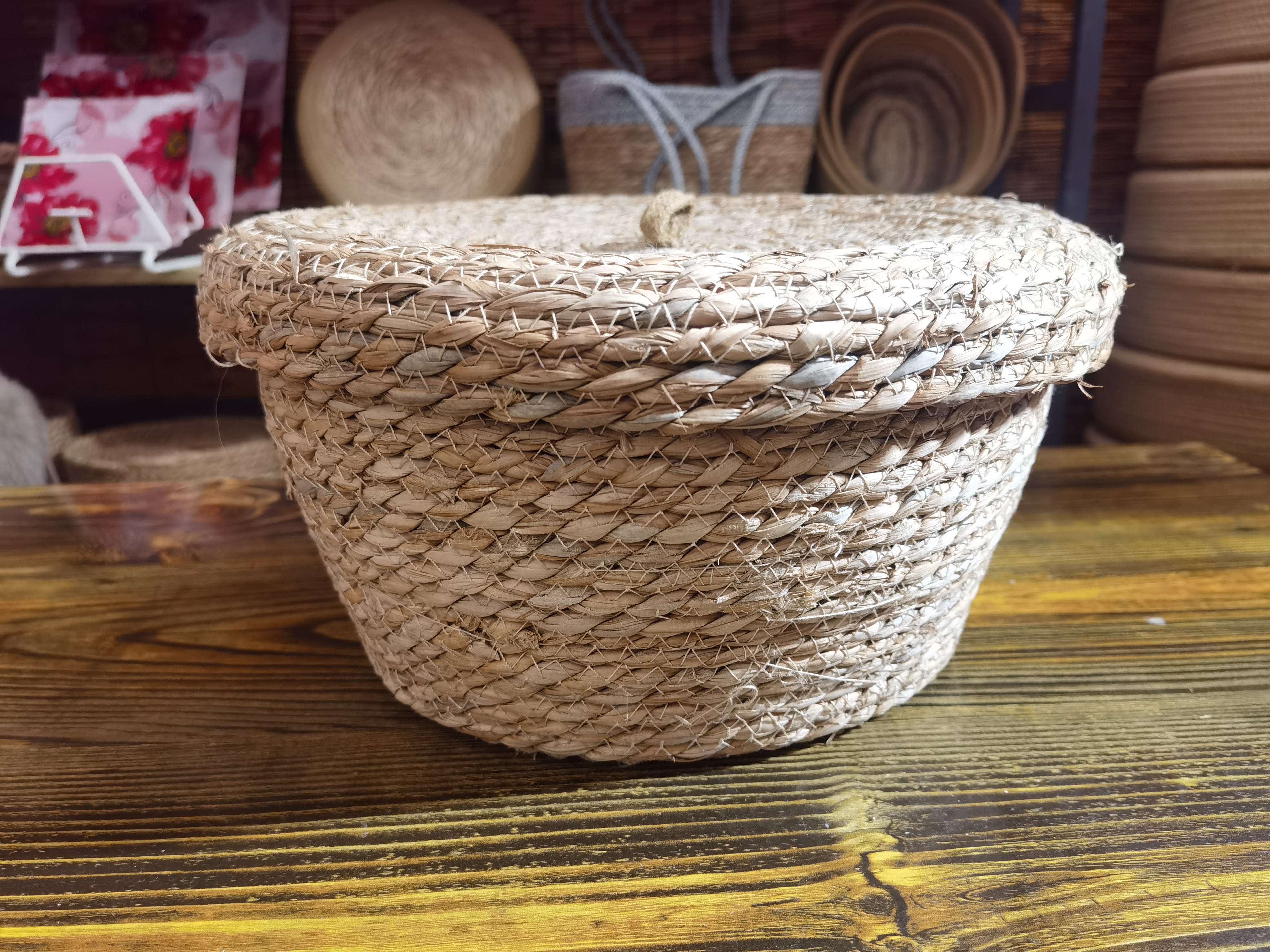 大号，蒲草馒头筐收纳筐收纳篮