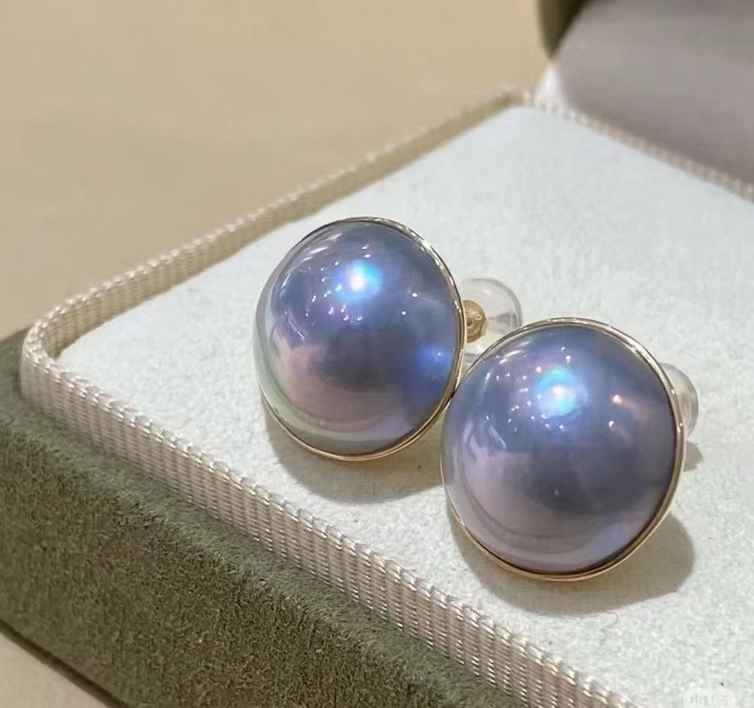 心怡珠宝【奄美大島极光炫彩星空蓝马贝】